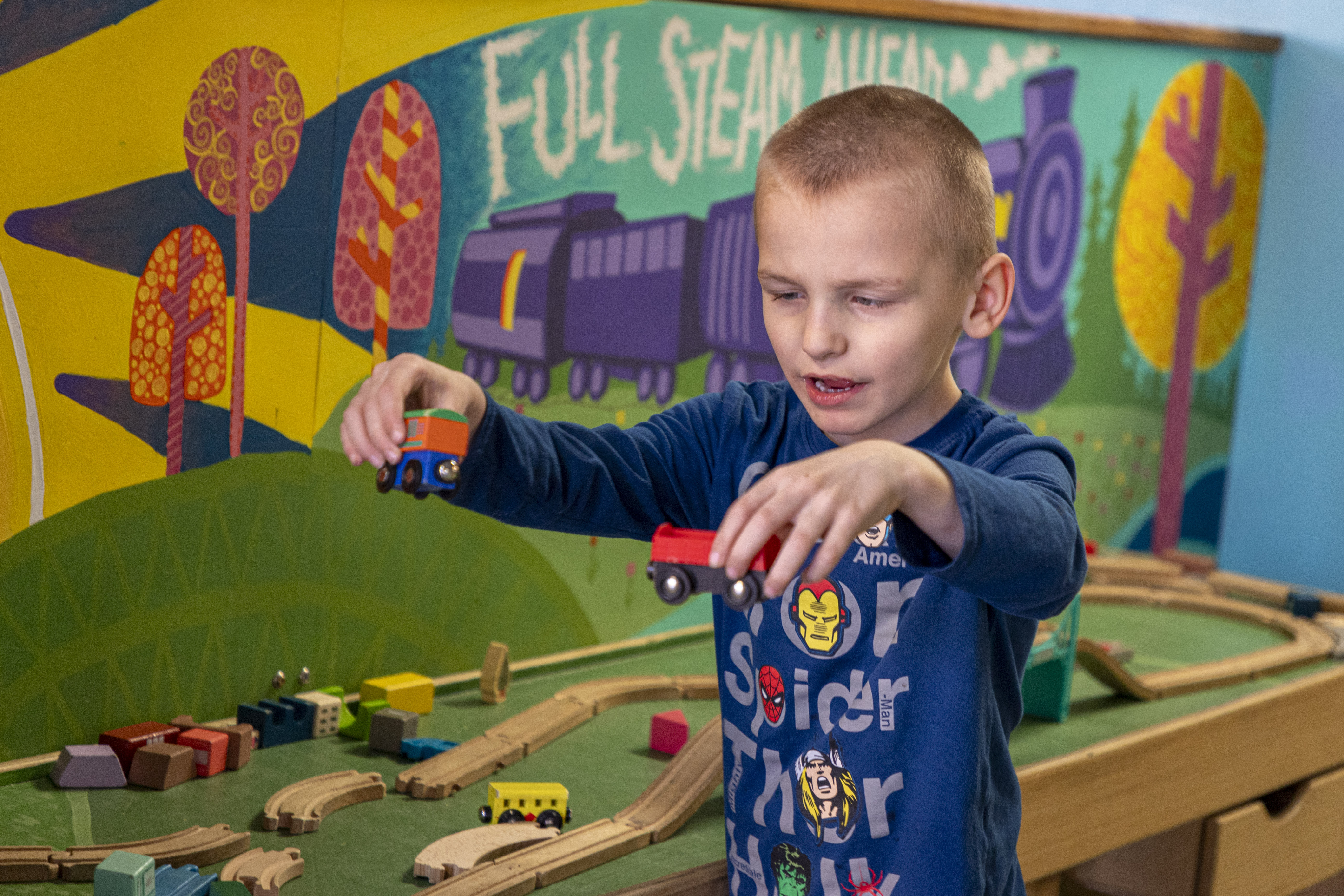 Kindergarten APS scholar at the Akron Children's Museum