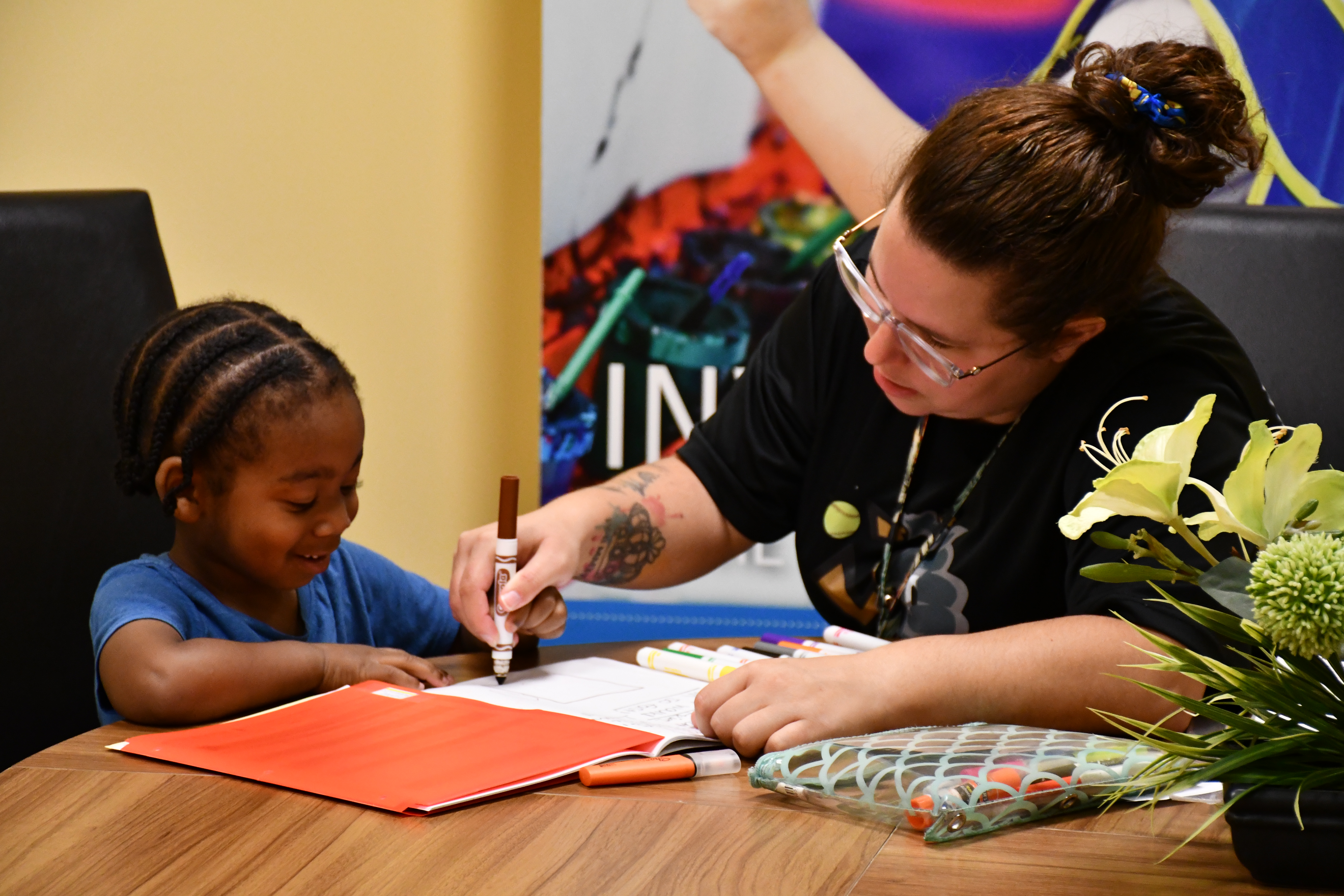 A student receives a SPARK lesson