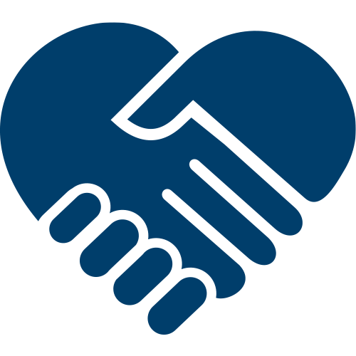 hand heart icon
