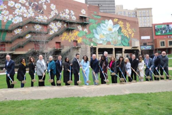 Akron Civic Commons at Lock 3 Park Groundbreaking