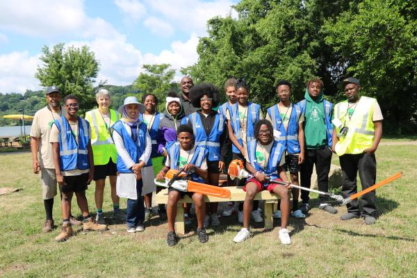 Summit Lake volunteer crew