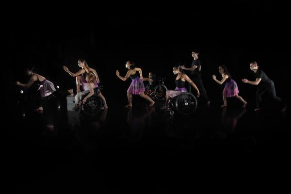 The Dancing Wheels Company in “Dancing on A Dream”; Photo by: Jess Cavendar, OhioDance