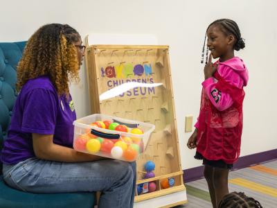 Students at the Akron Children's Museum