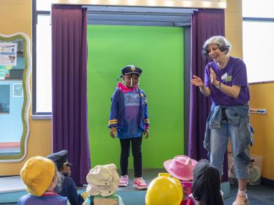 Students at the Akron Children's Museum