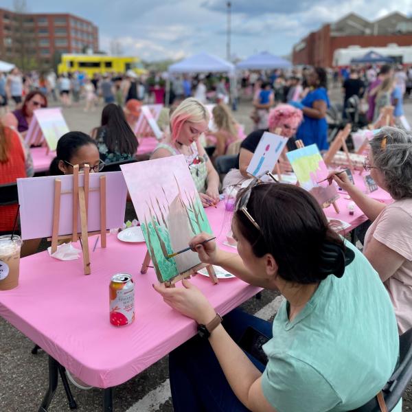 Sakura Fest 2023; Photo by Downtown Akron Partnership staff