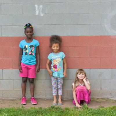 three young girls