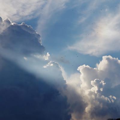 sky with clouds