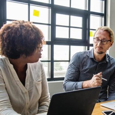 people working together
