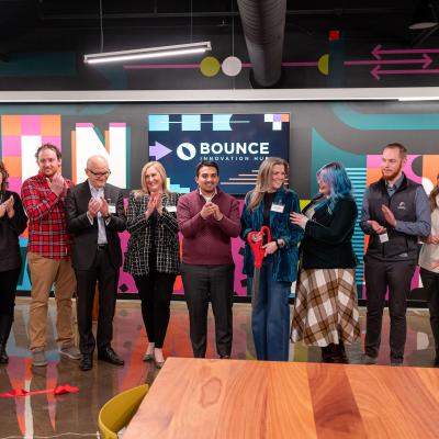 Bounce Innovation Hub 2nd floor generation space ribbon cutting ceremony